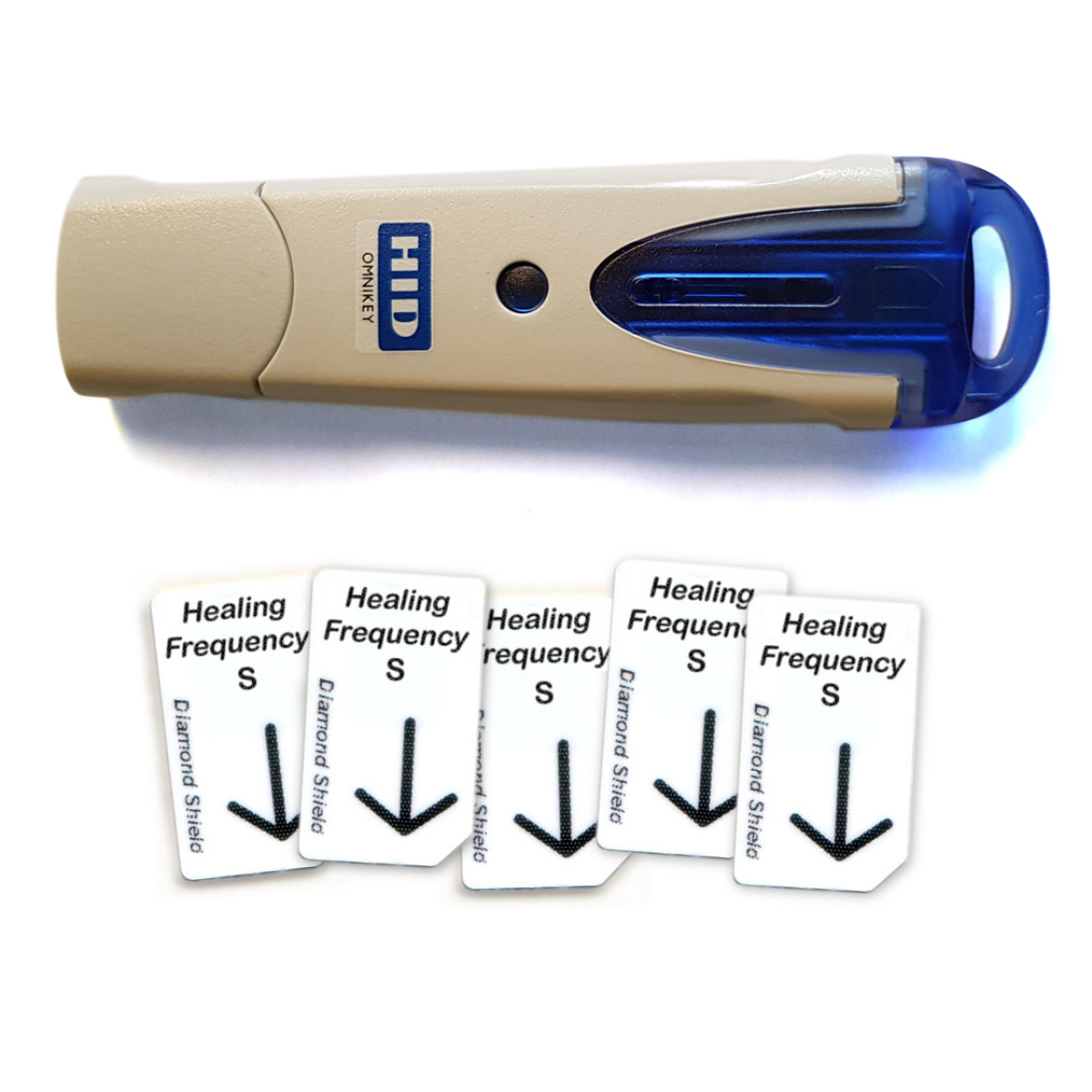 Healing frequency Starter ( veliki ) - Set (5x standard Chipcards + 1x USB - Chipcardreader)
